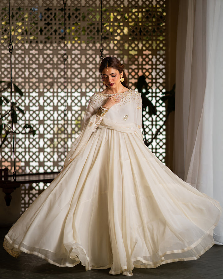 Jahanara — Chiffon Pishwas & Dupatta