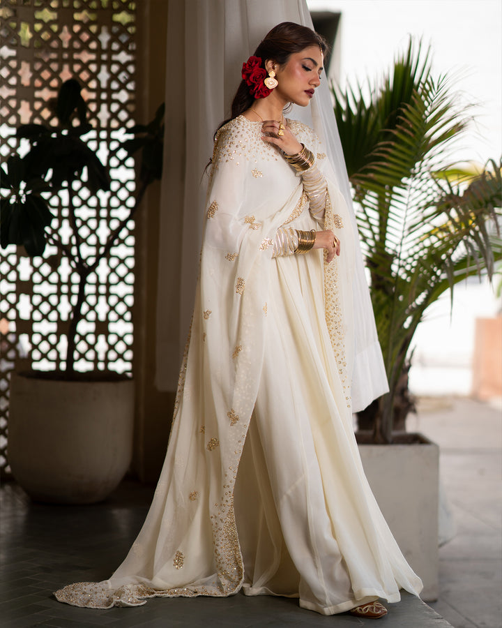 Jahanara — Chiffon Pishwas & Dupatta