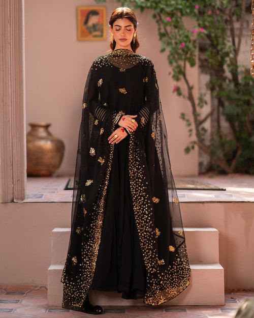 Gauhar Ara — Chiffon Pishwas & Dupatta