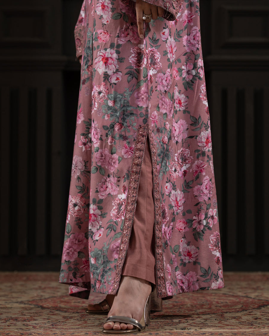 Gulalai — Raw Silk Kaftan & Pants