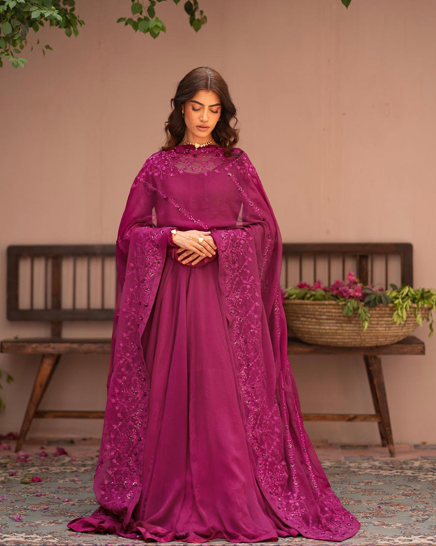 Zeb-Un-Nisa — Chiffon Pishwas & Dupatta