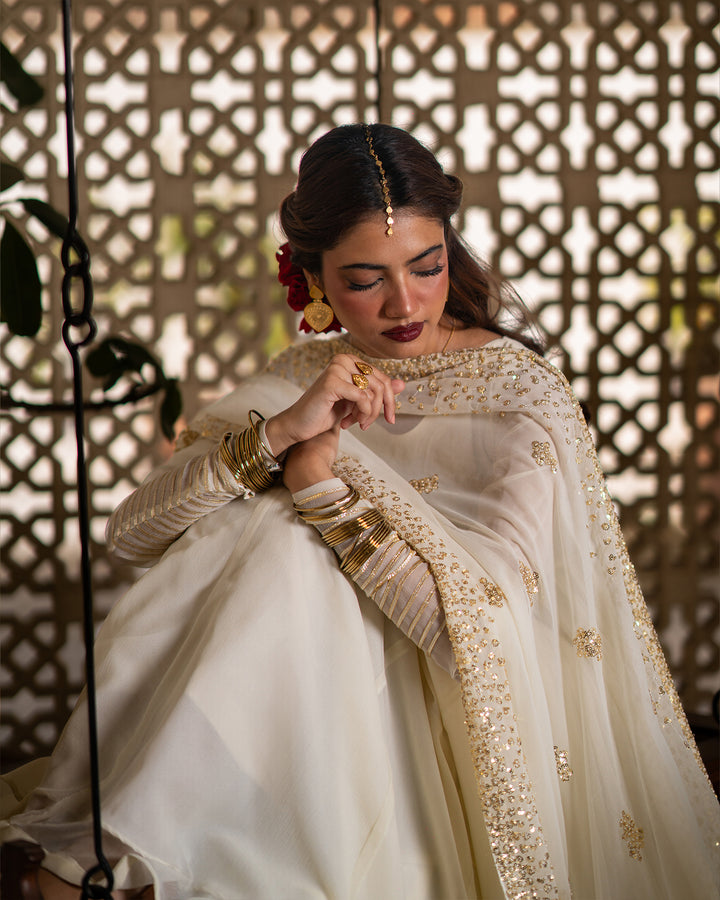 Jahanara — Chiffon Pishwas & Dupatta