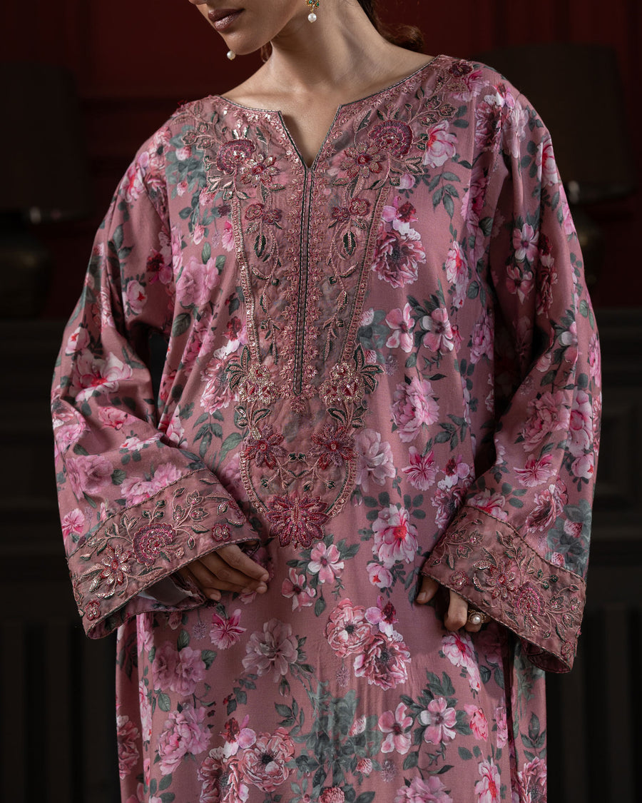 Gulalai — Raw Silk Kaftan & Pants